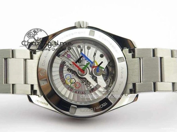 0303 Versatile Aqua Terra ‘PyeongChang 2018’ JHF Best Edition Black Dial On SS Bracelet A 8204